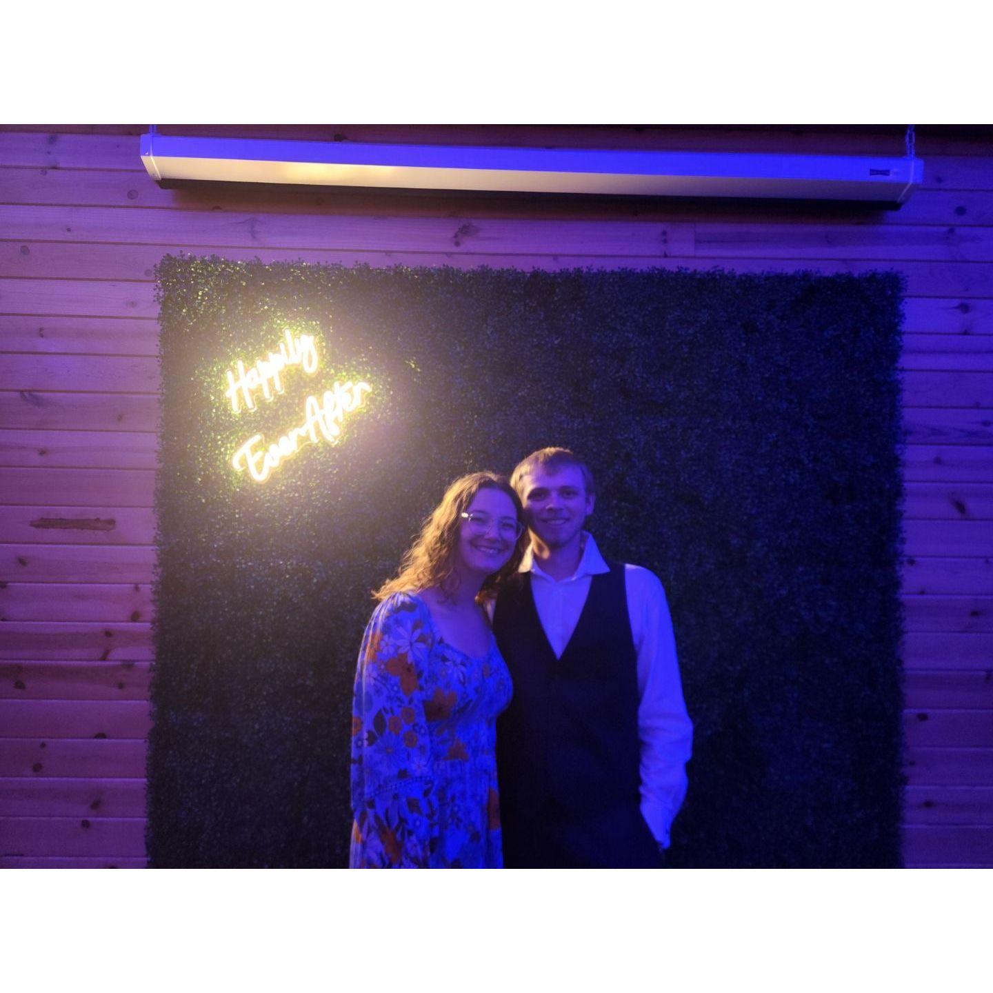 The first wedding we went to together