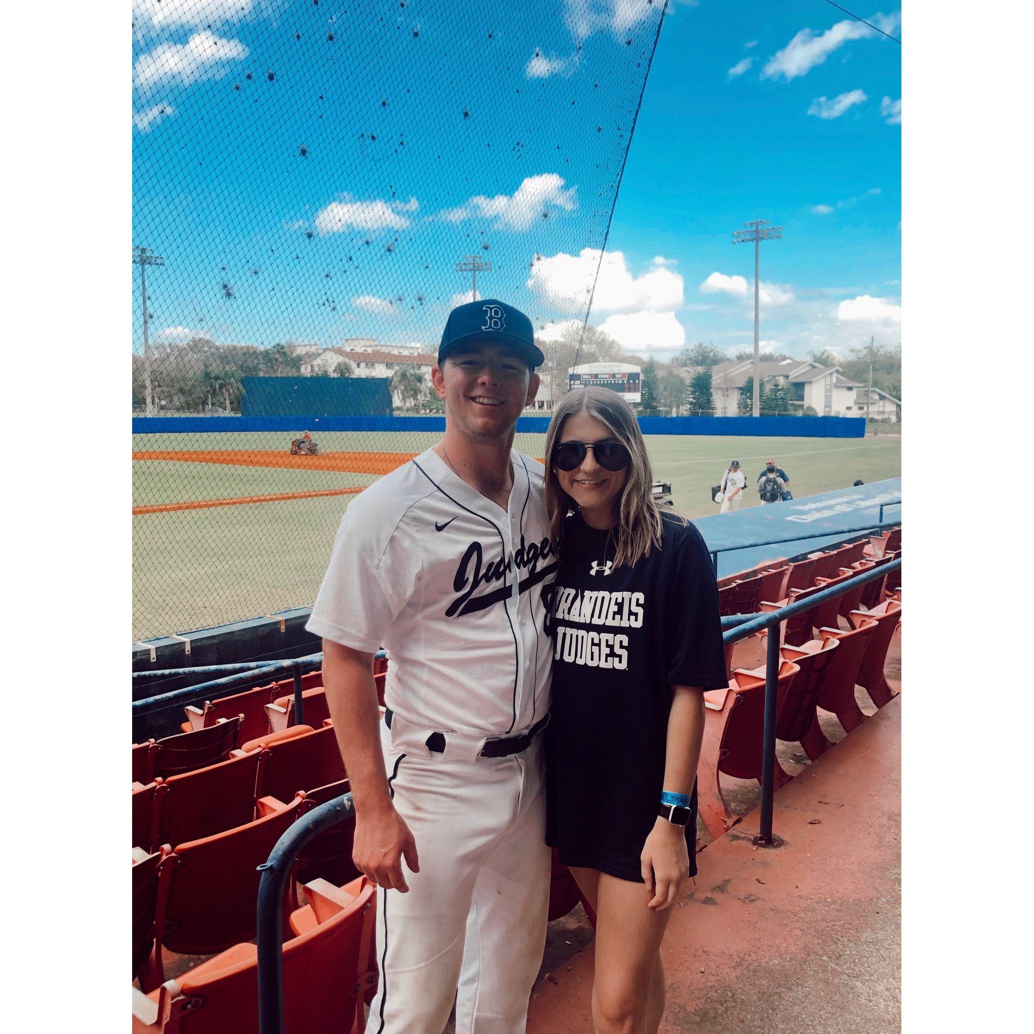 February 2020: Jackson's last college baseball game