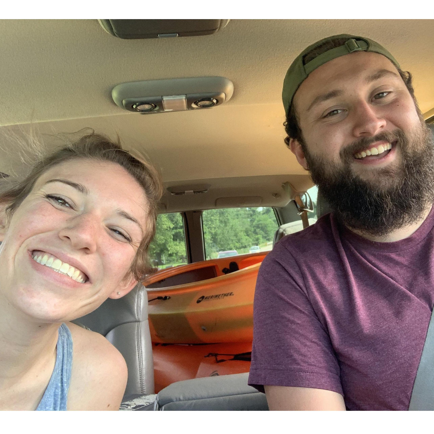 We loooove being outside, and kayaking is one of our favorite ways to do that!