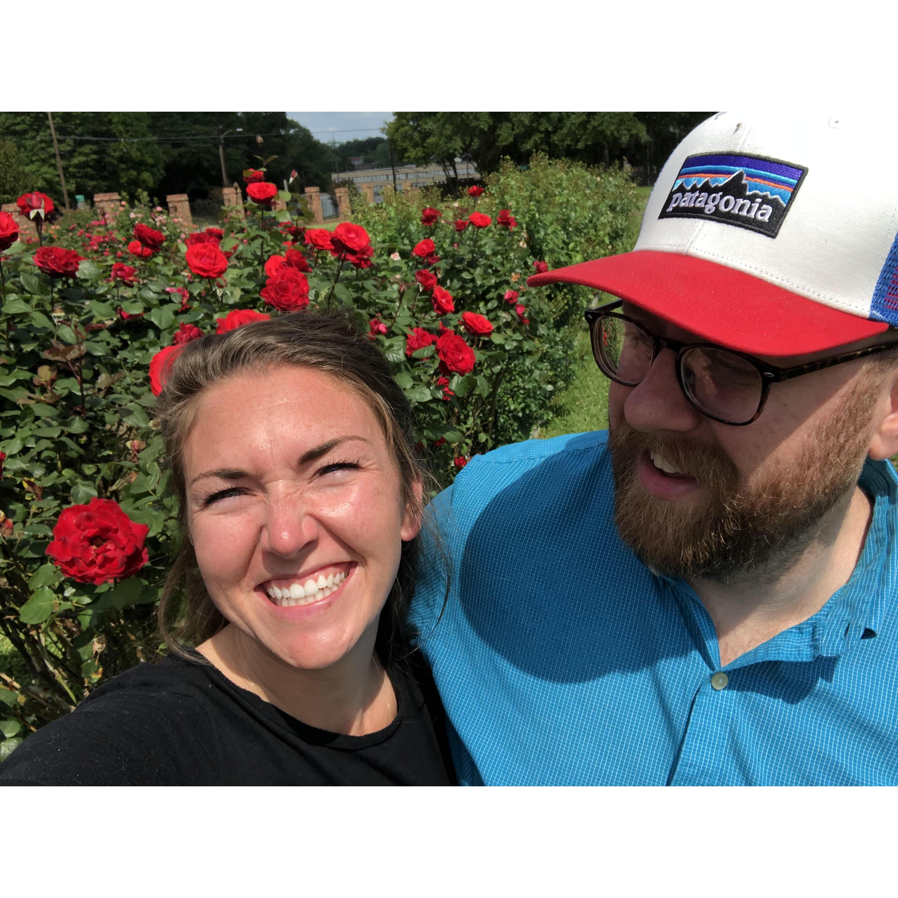 Tyler Rose Garden... go check it out! 

It's going to be hot in July though...