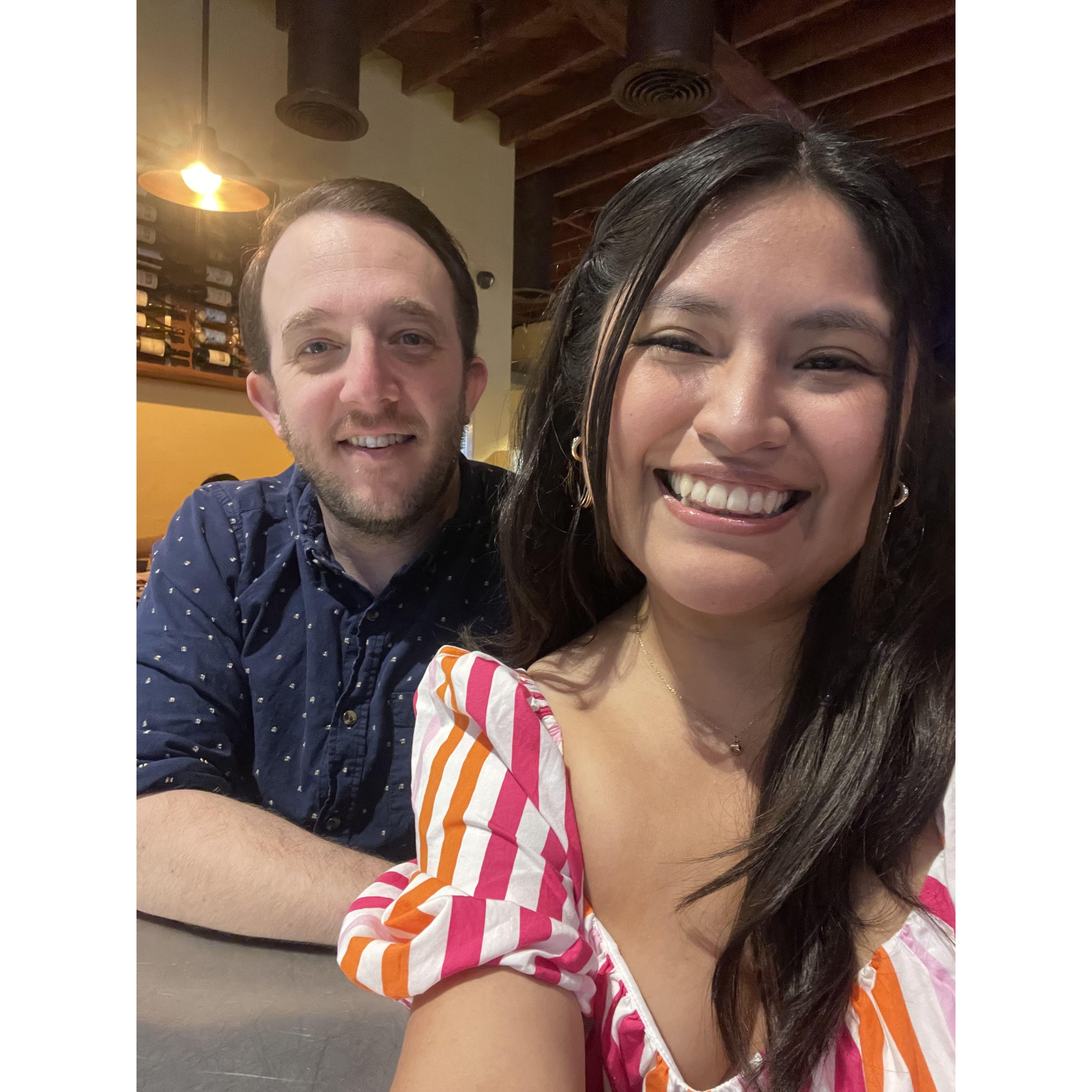 Recreating our first date :)