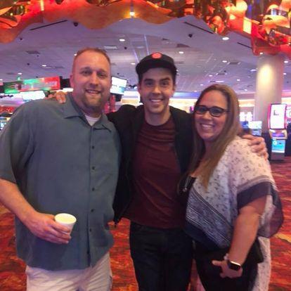 Went to see Carbonero at Mystic Lake Casino