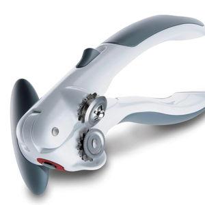 Zyliss Can Opener with Lid Lifter Magnet - White/Gray