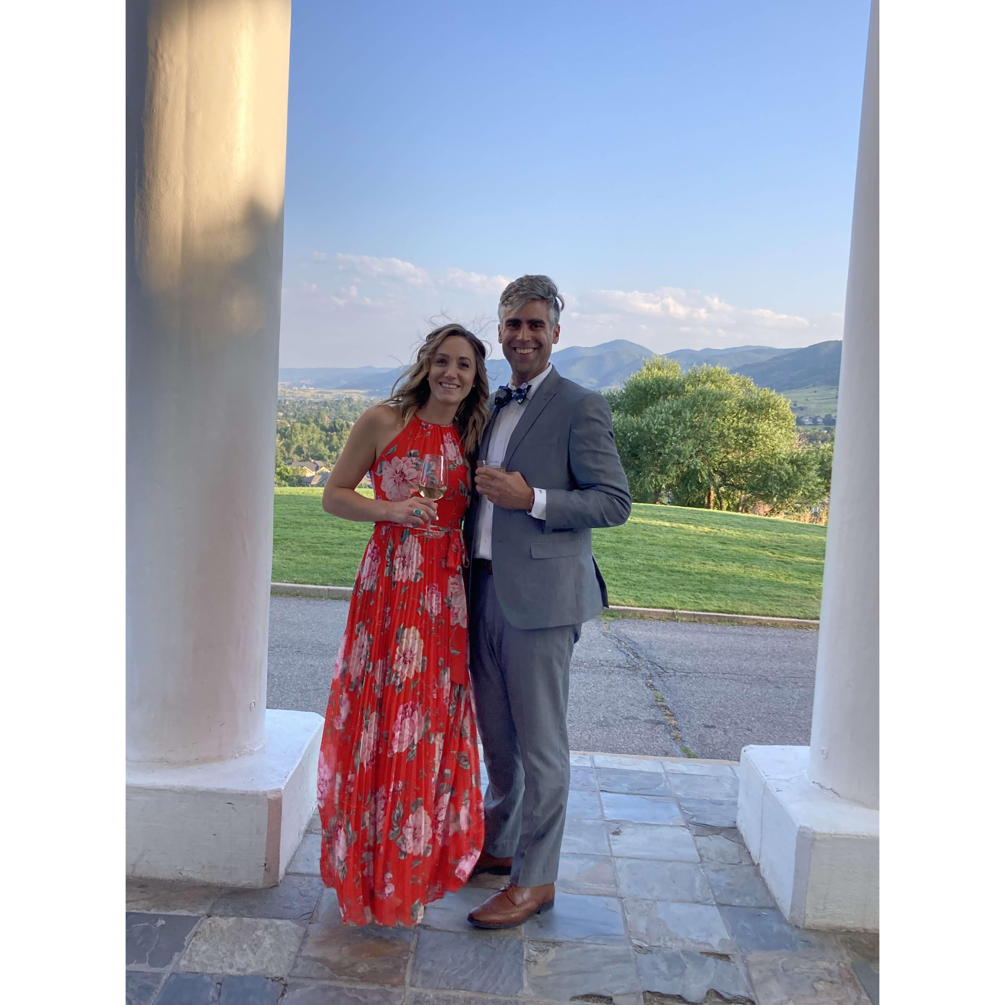 First wedding together.