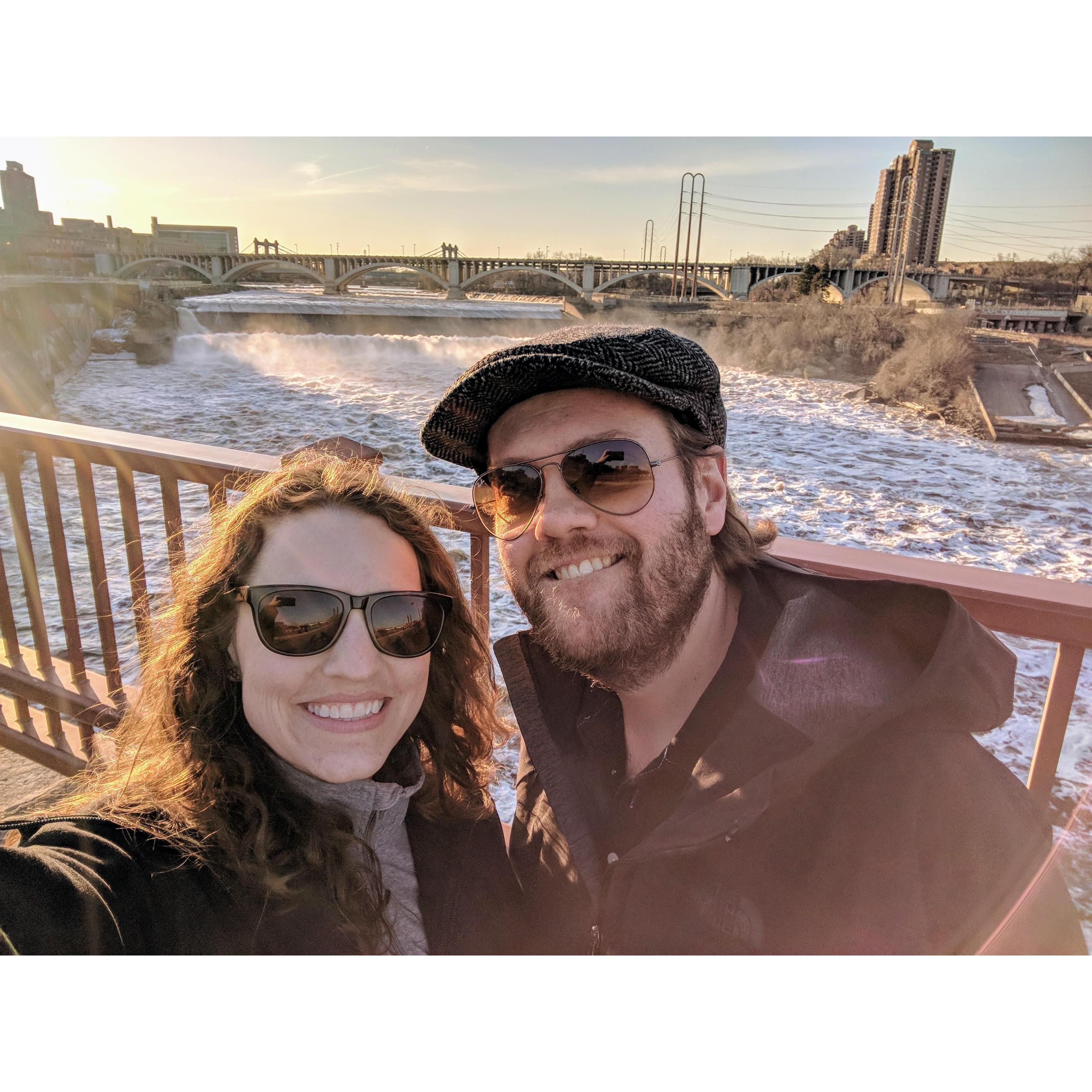 A walk along the Mississippi and over the many bridges.