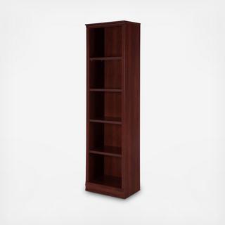 Morgan 5-Shelf Narrow Bookcase