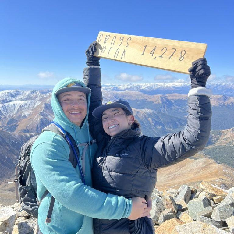 hiked our first and probably only 14er in sept 2024