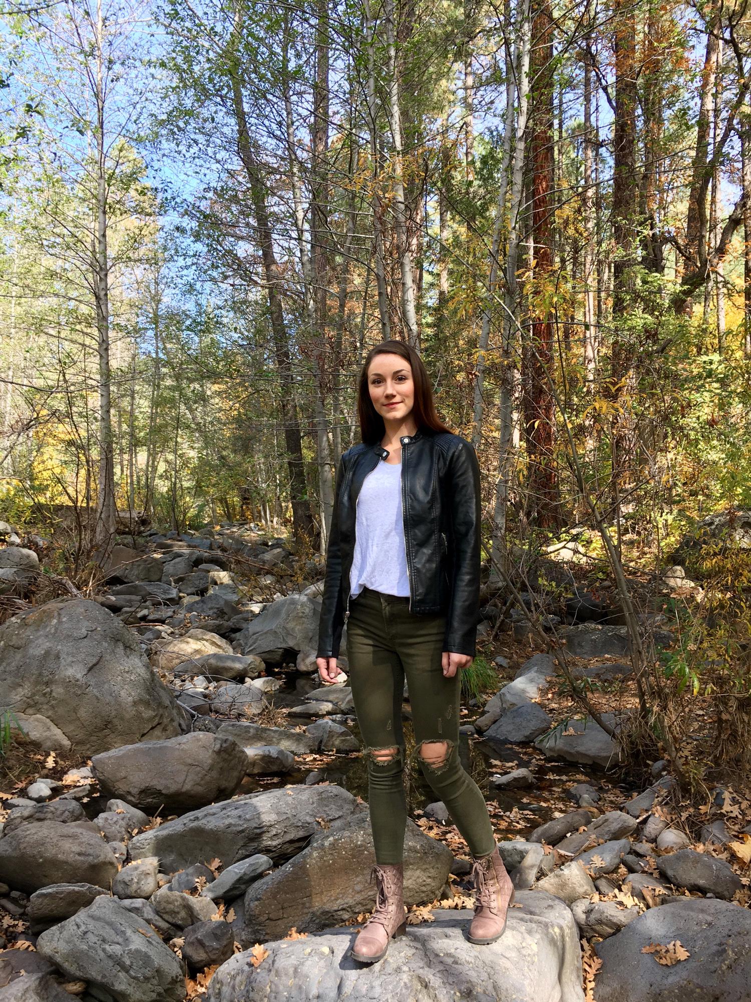 Frolicking in the forest