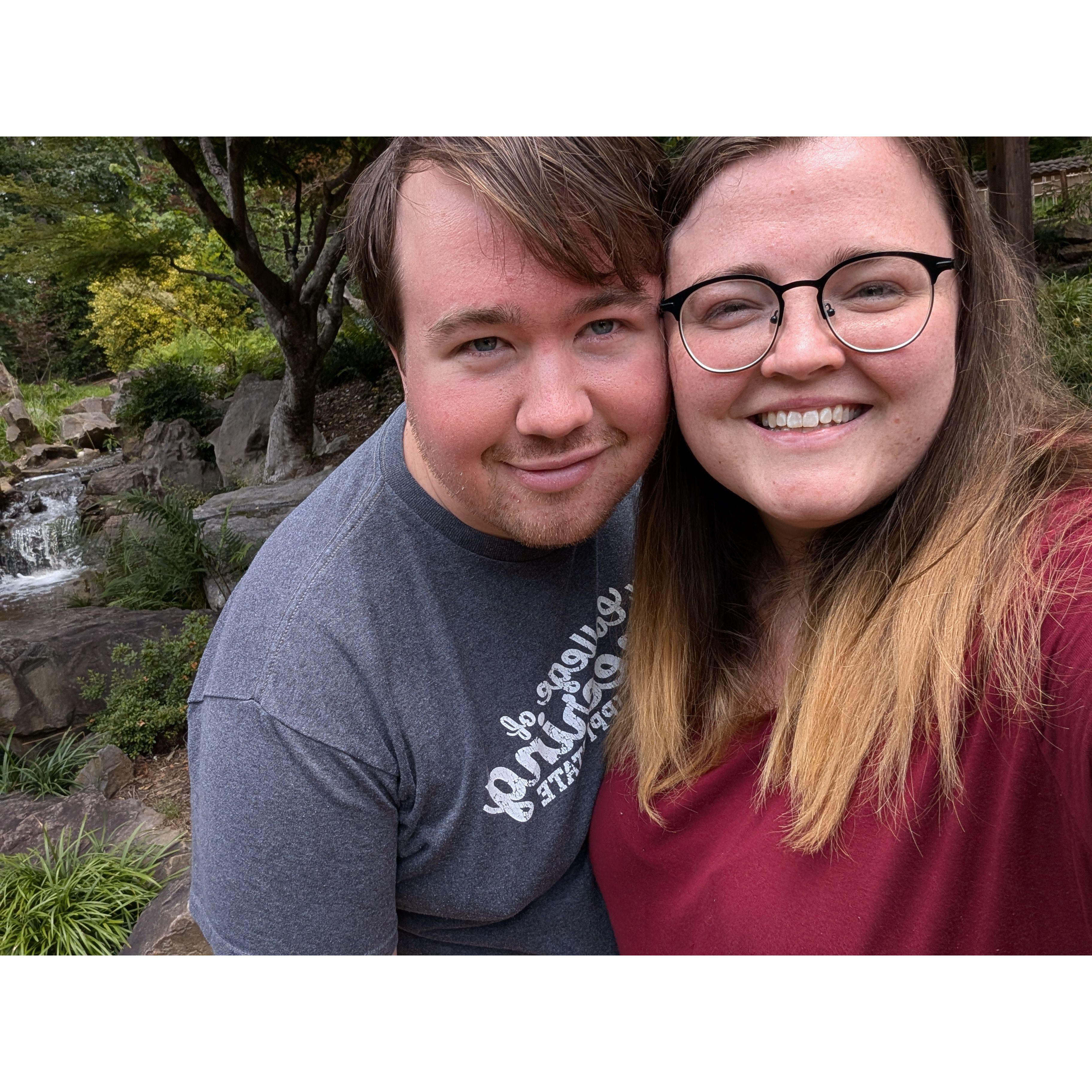 Trip to the Birmingham Botanical Gardens where Matthew was trying to fake Ashley out for the engagement!