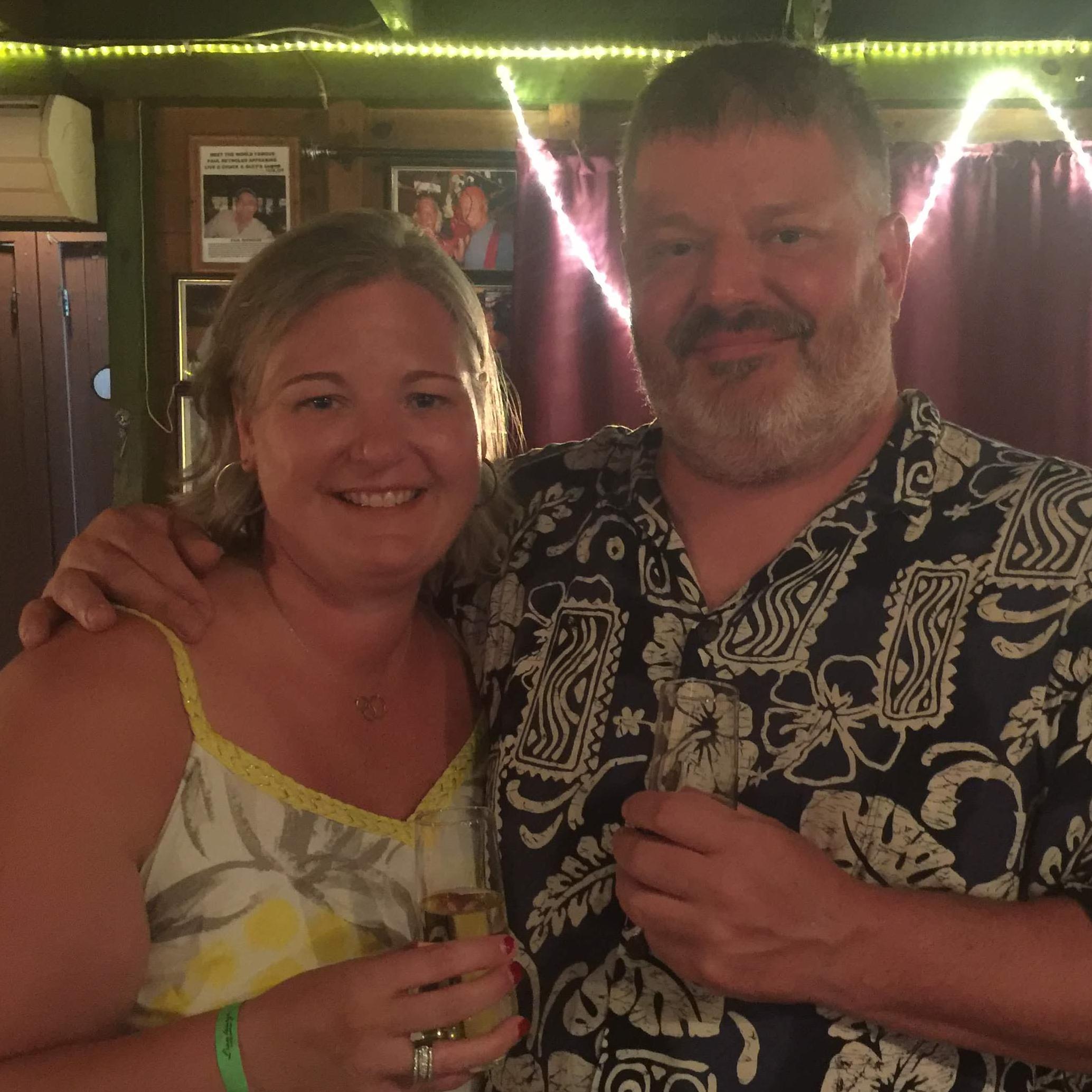 He proposed! Toppers Resturant, Sint Maarten - June 28, 2017