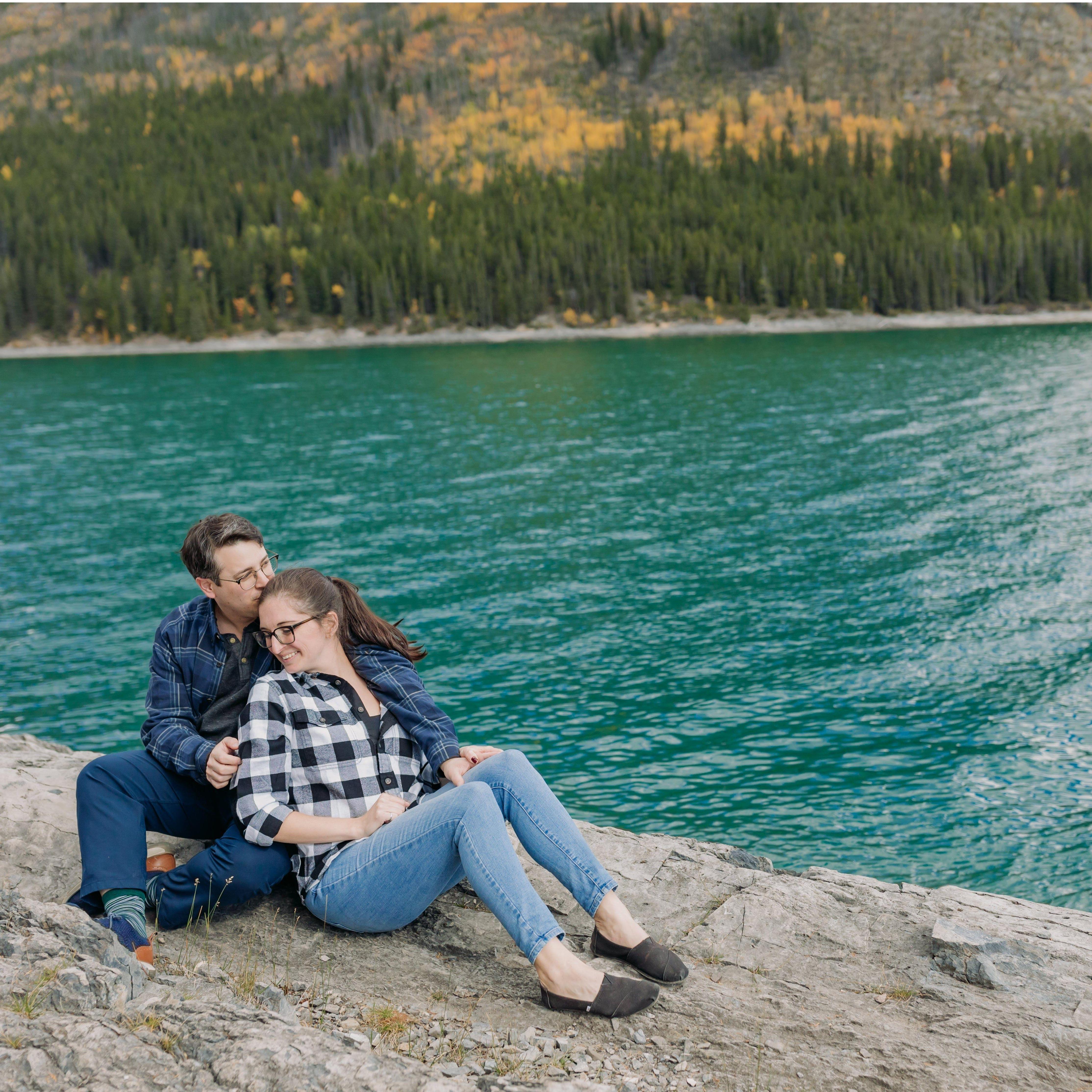 ...followed by a surprise engagement shoot in Banff National Park
