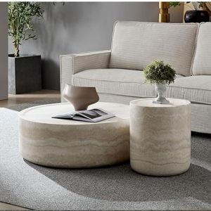 Round Coffee Table Set of 2 for Living Room
