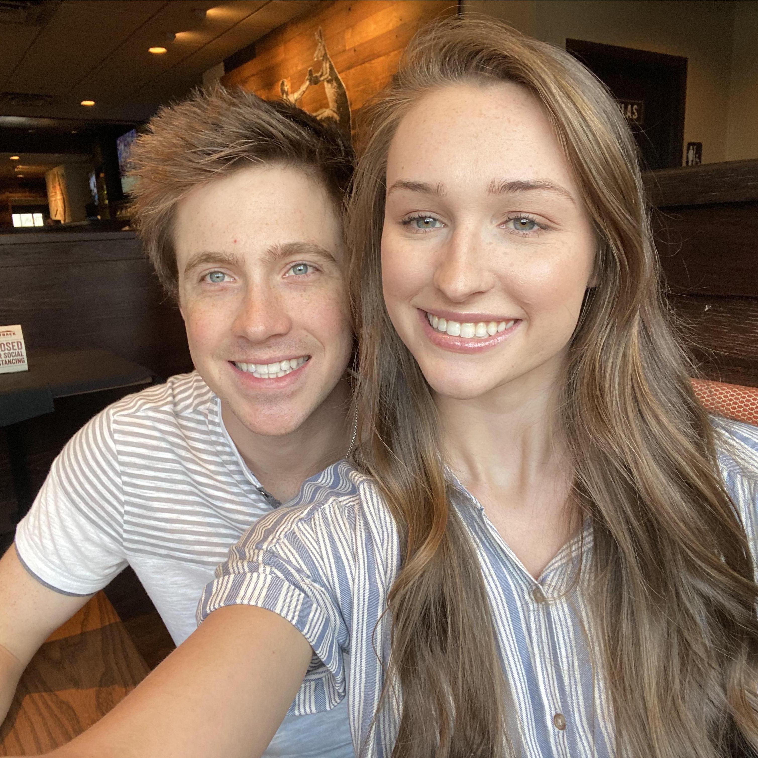 Our first time going out to dinner after COVID hit