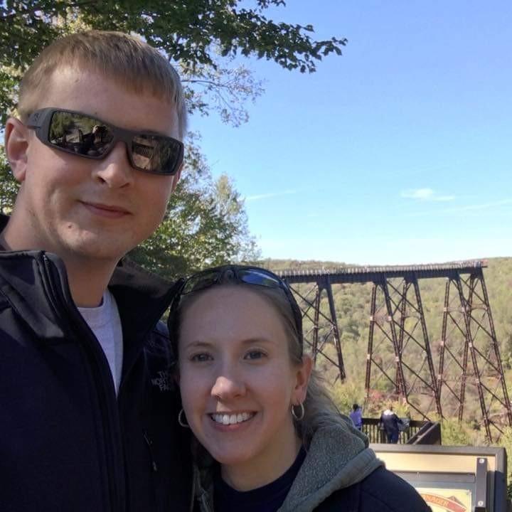 Grooms brother Tom and fiance Jess