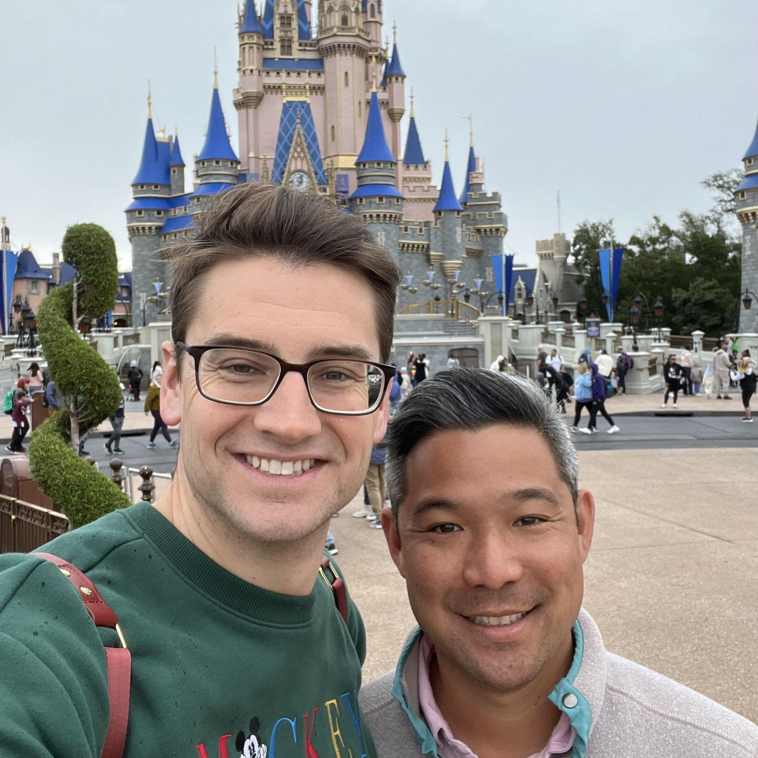 First time at Disney together! Only took 8 years...