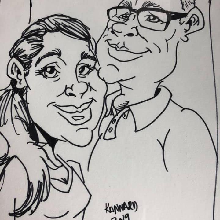 World’s worst caricature we got done for our anniversary in 2019