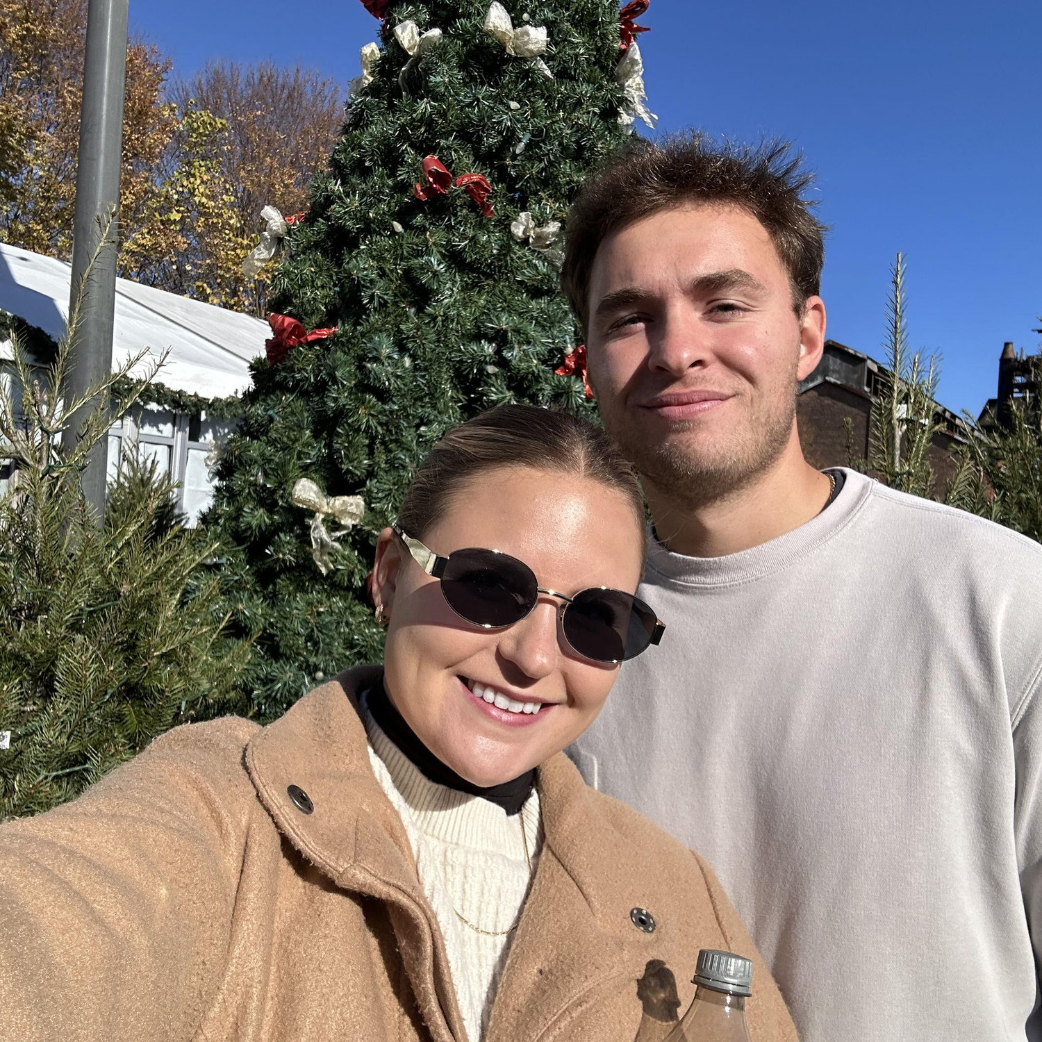 Xmas in Bethlehem! Little did we know we would move into our first apartment in Bethlehem a few years later!