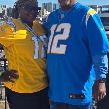 Enjoy the Game watching my nephew play