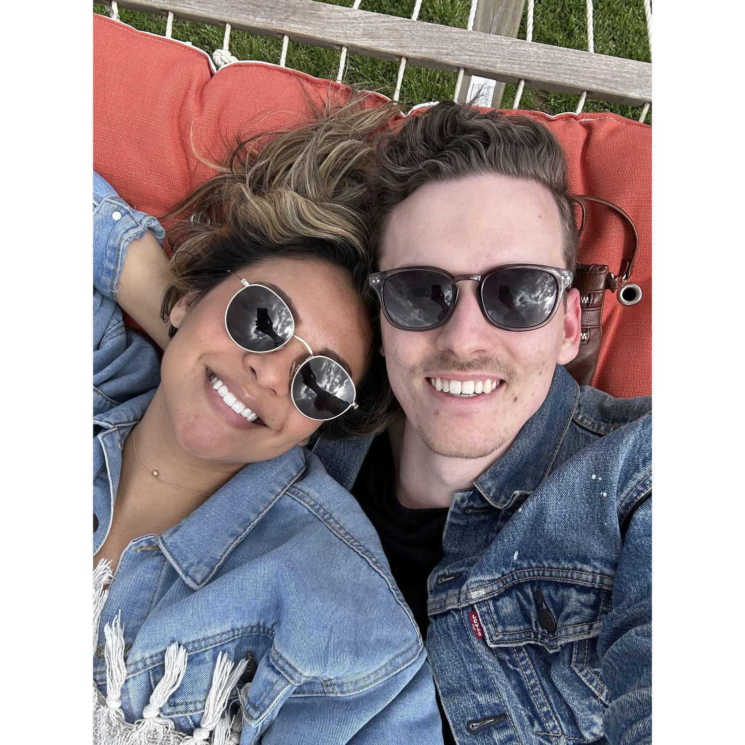 Our only photo from our first anniversary