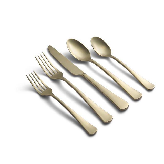 Morgan Flatware, Set of 20 - Champagne