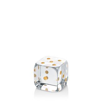 Baccarat Dice Paperweight