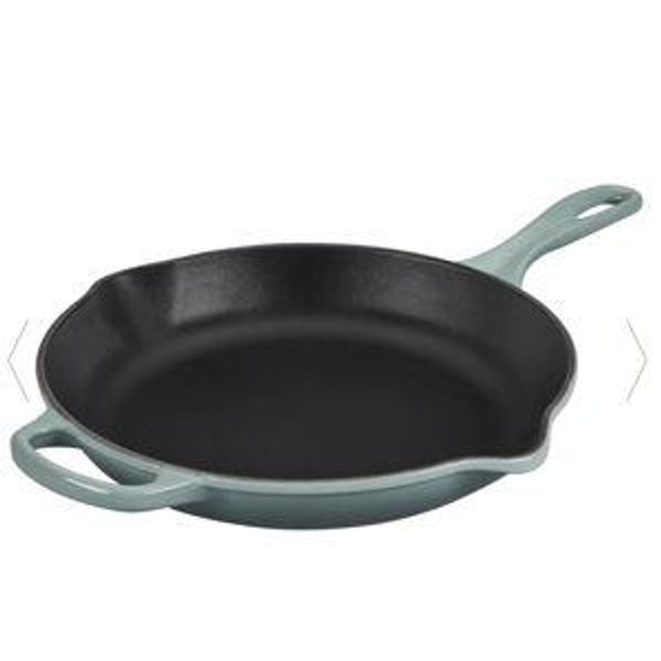 Signature Iron Handle Skillet in Sea Salt