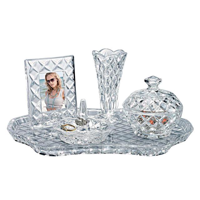 Godinger Shannon 5 Pc Vanity Set