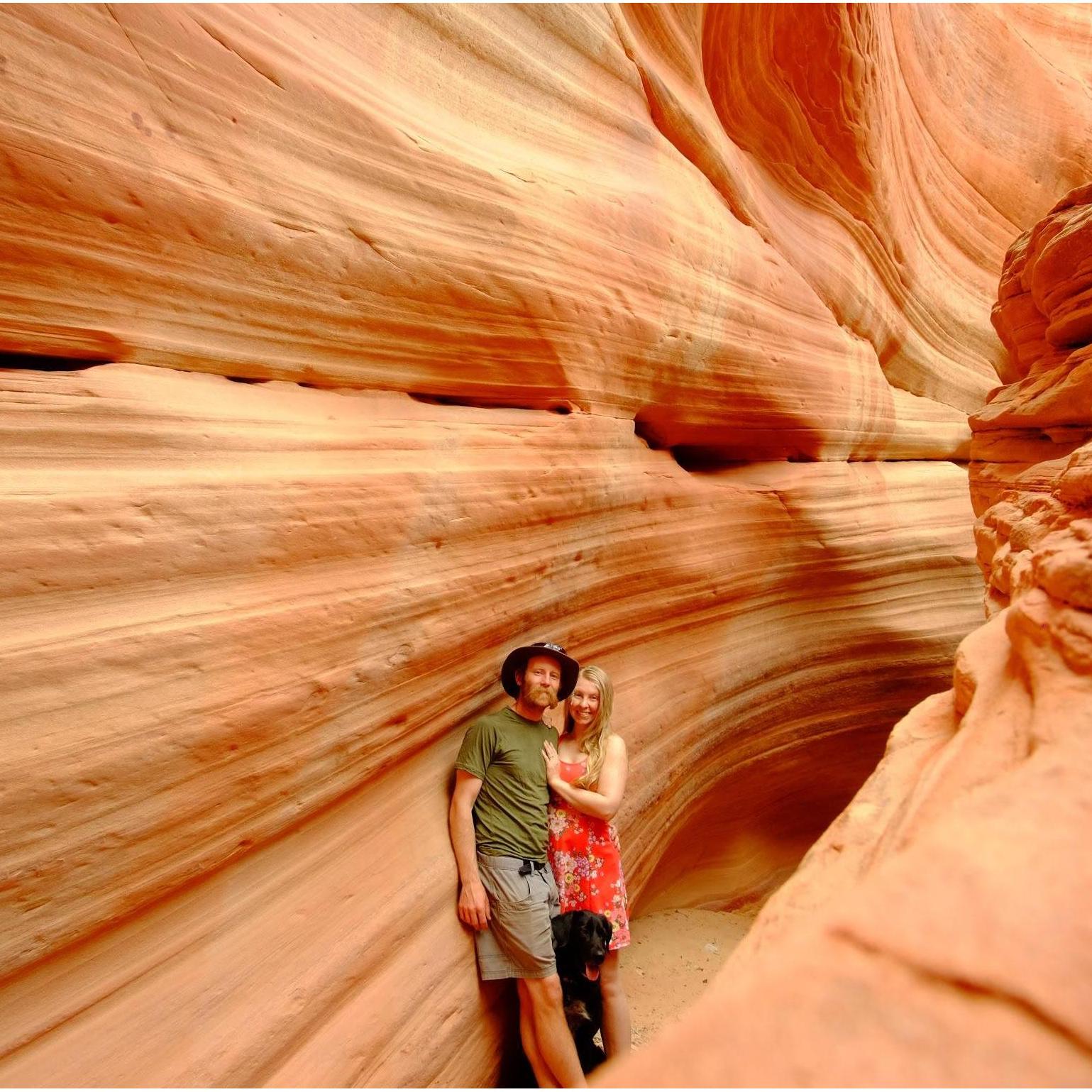 Exploring New Places: we nearly got stuck in the sand on our way to this slot canyon, but it was worth it (2019)!