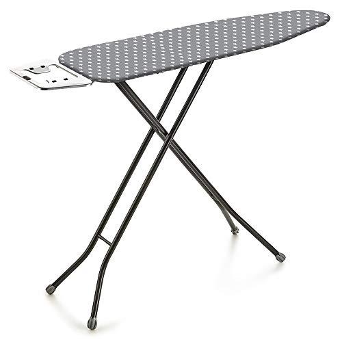 INCI Ironing Board Monolithic Steam Permeable Iron Table Heat Resistant Cloth Cover 51 x 13 inch (Grey)