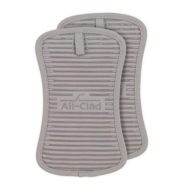 All-Clad Silicone Pot Holders in Titanium (Set of 2)