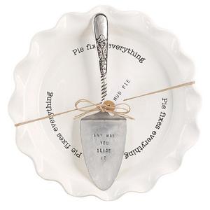 Mud Pie Circa Pie Plate & Server Set