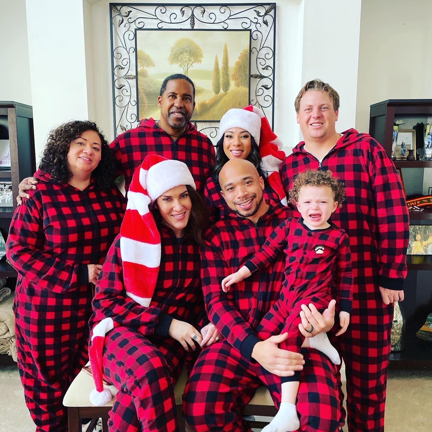 Mike's first Christmas spent with the Warren family.