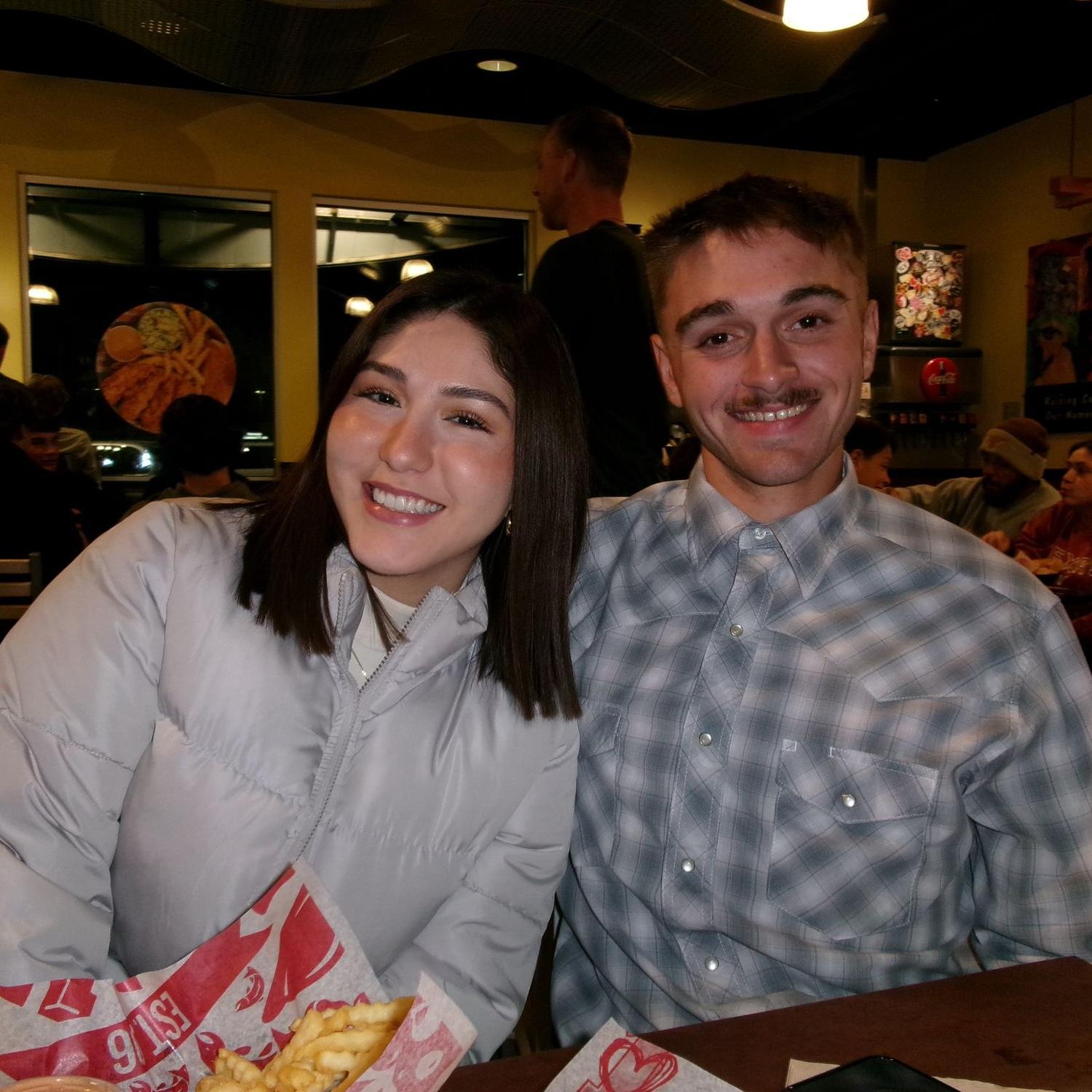 Our first date!