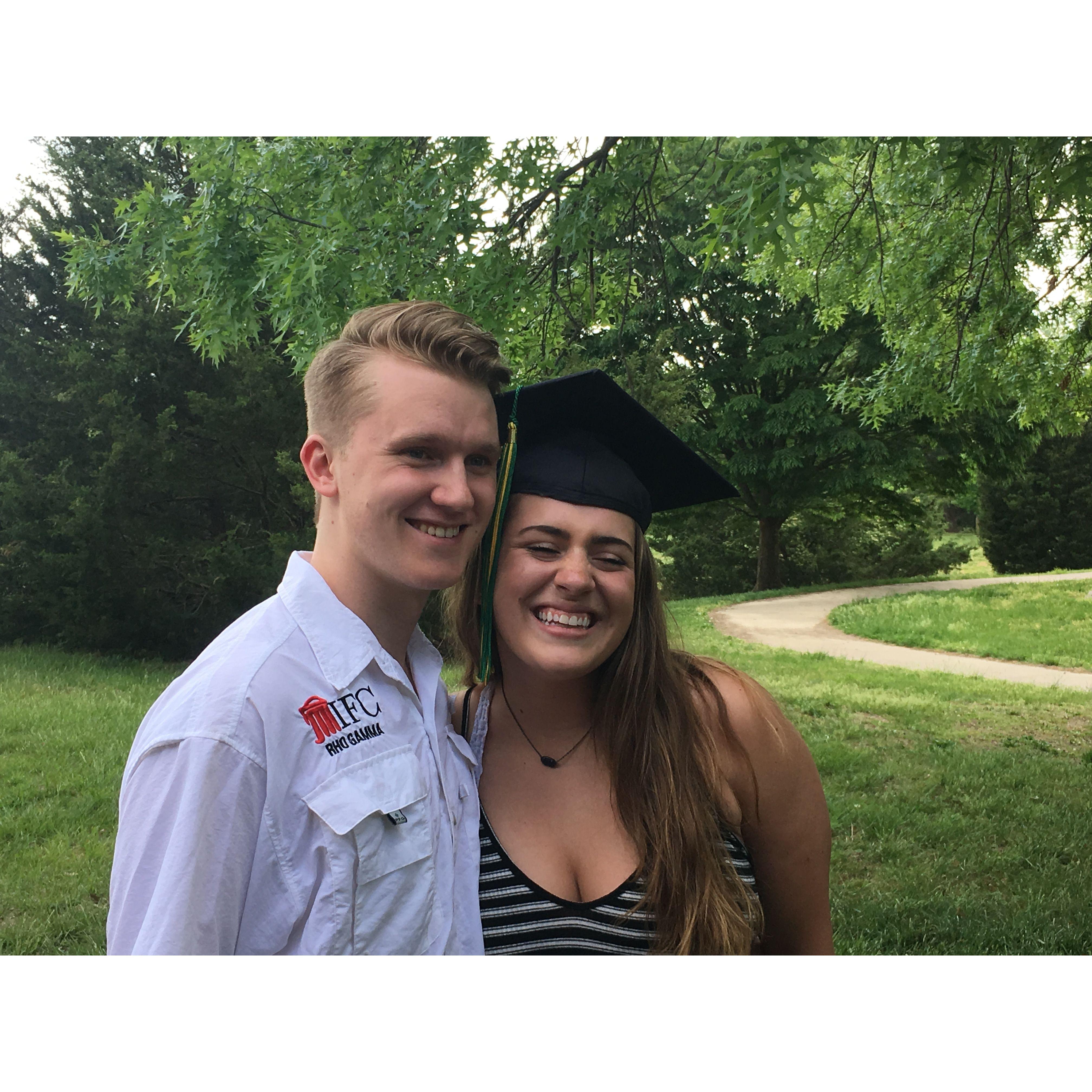 We celebrated Bridget's graduating in 2018