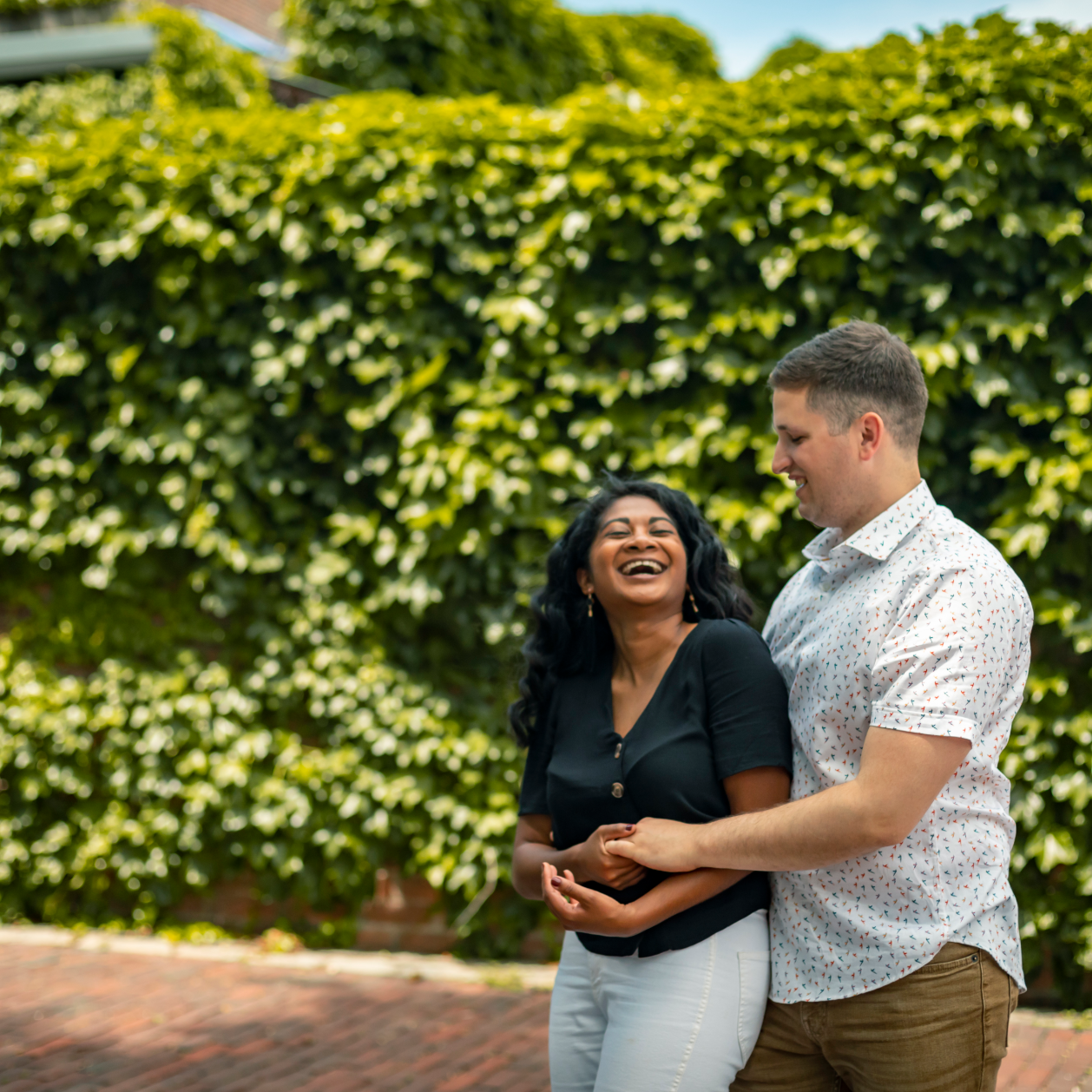 We had so much fun at our engagement shoot with James Lathrop Photography!