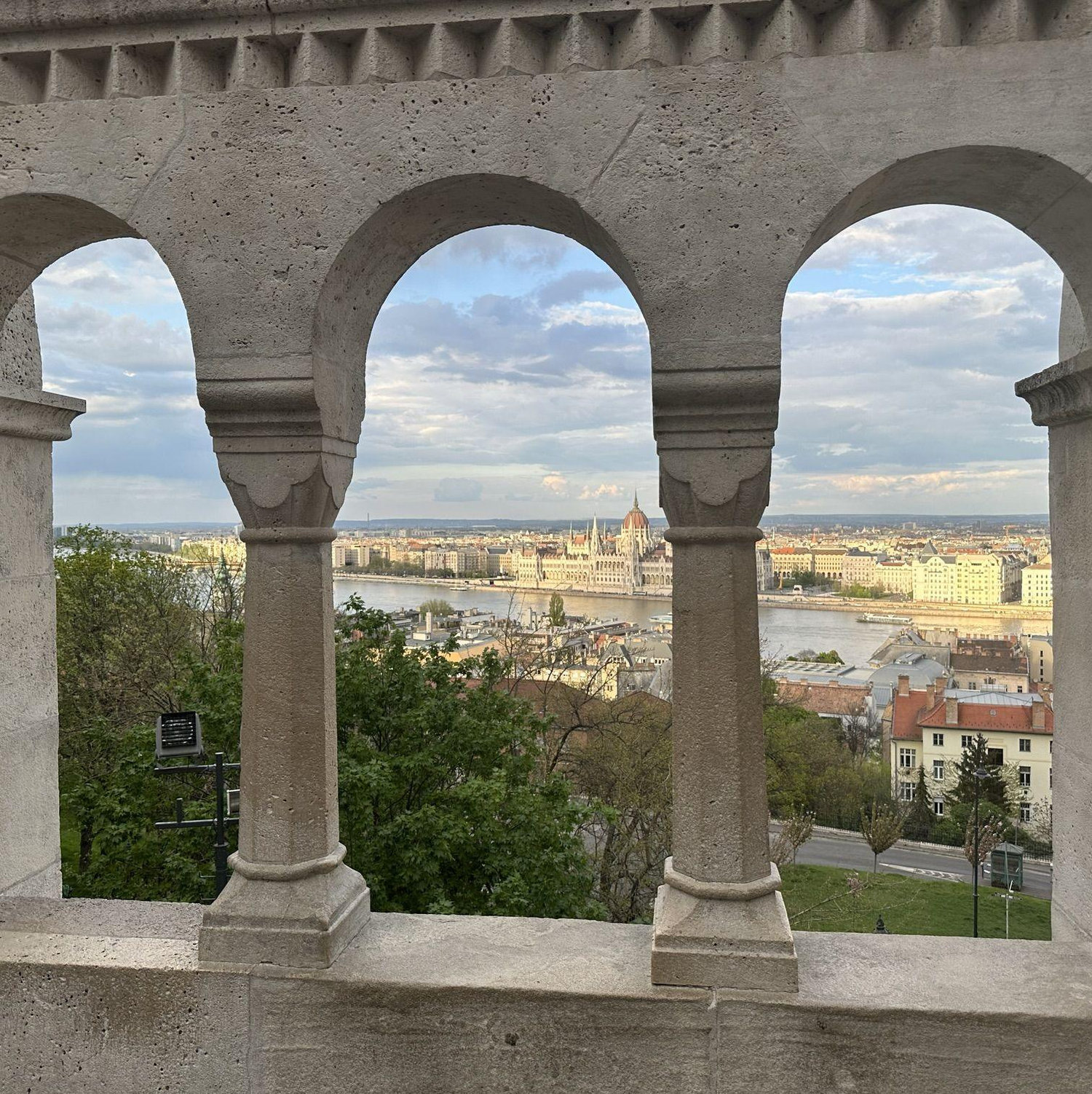 Fisherman's Bastion at sunset