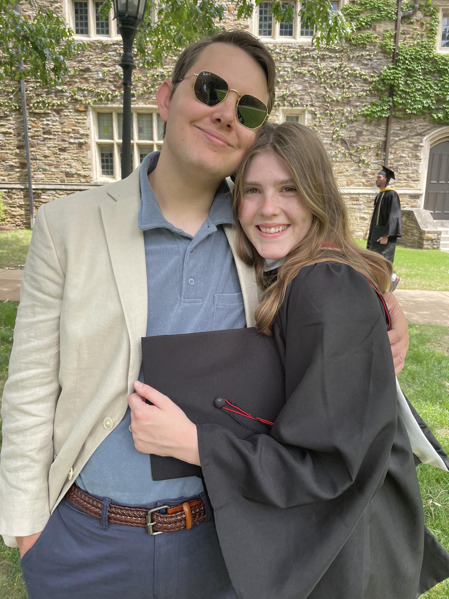 Betsy graduated from Rhodes in May!