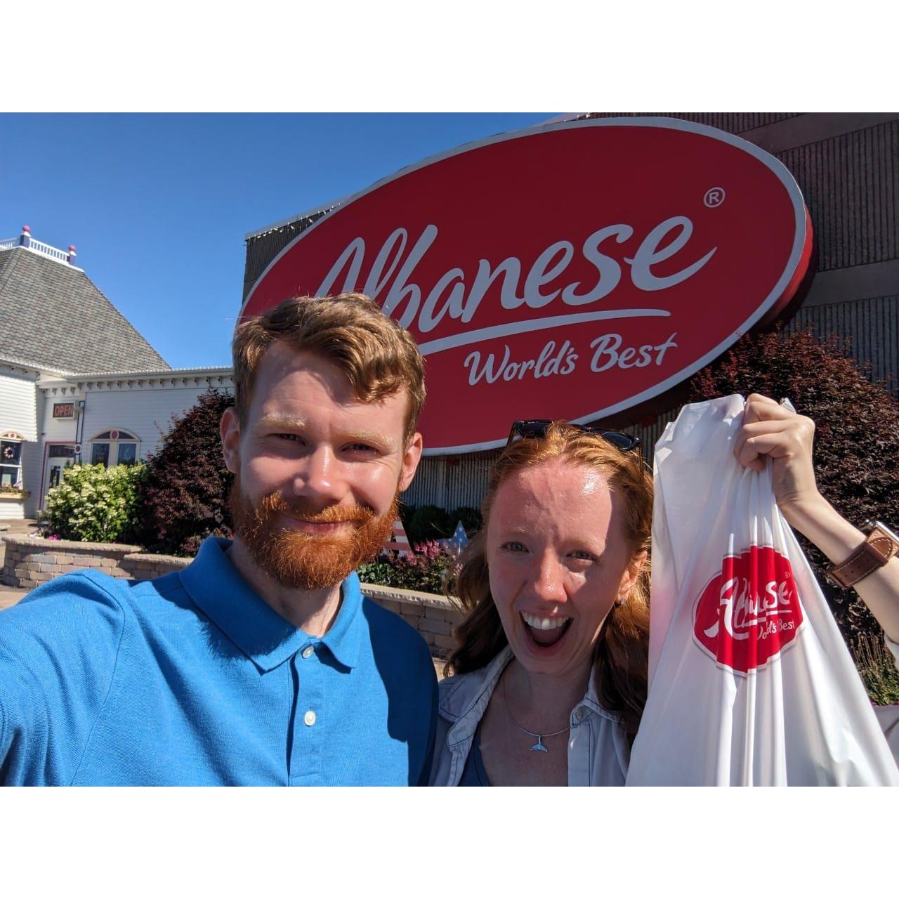 Mike's first time at Albanese