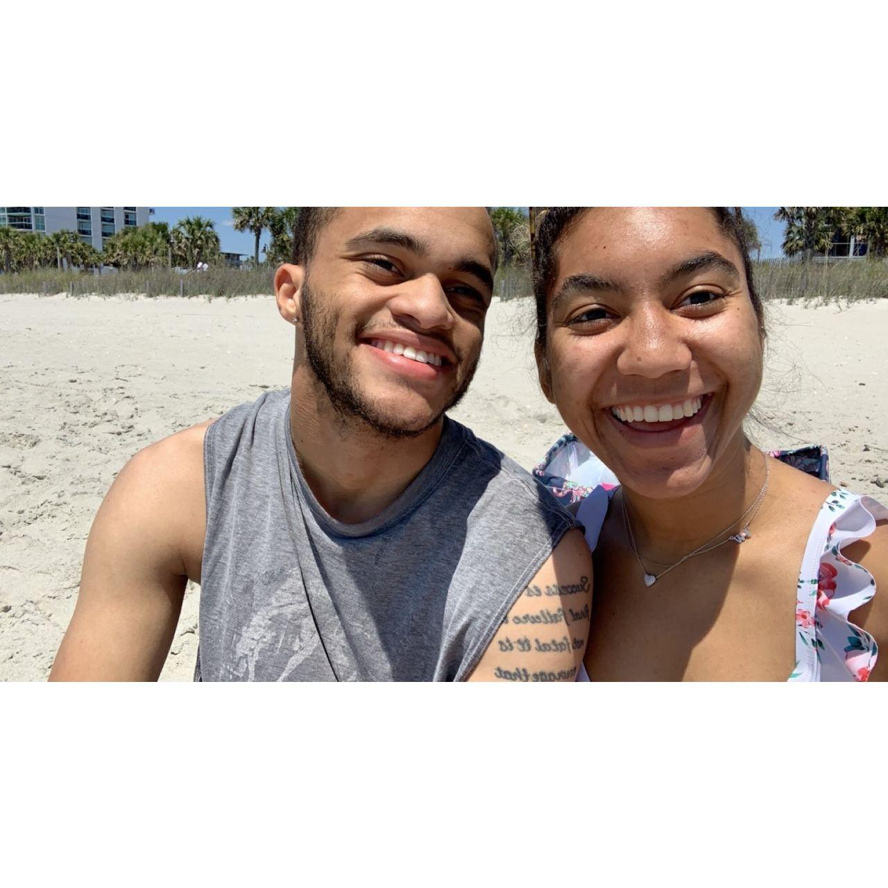 Beach trip, May 2021