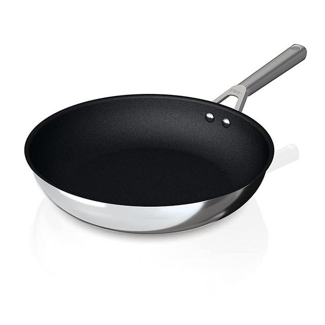 8-inch OMELET PAN 304 Stainless Steel with Super Ceramic Non-Stick Coating  Magnetic