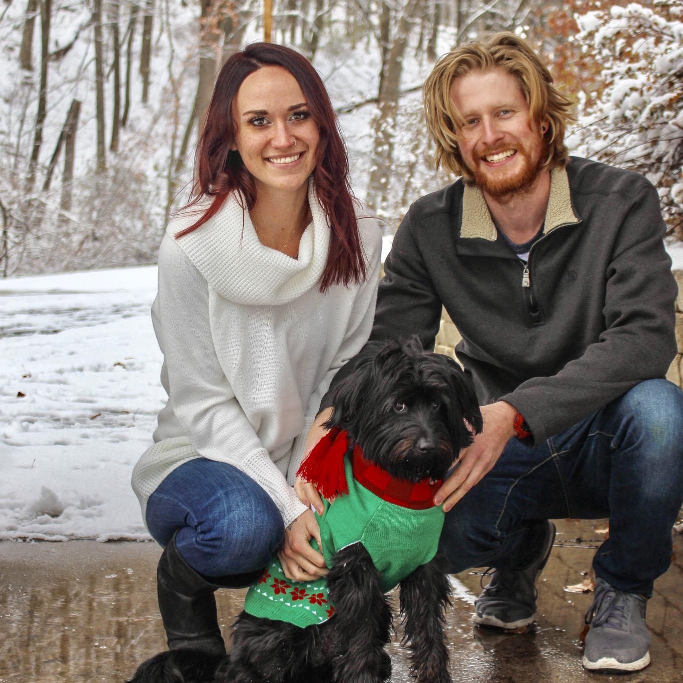 Our first Christmas family photo.