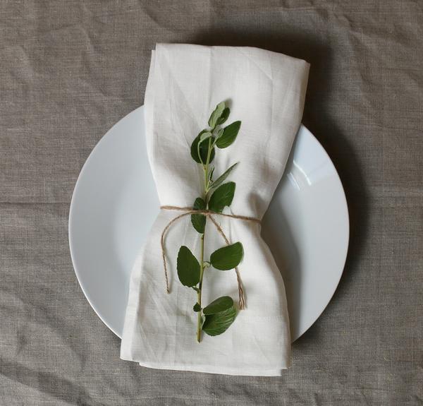 Smooth Linen Napkin [in Natural]