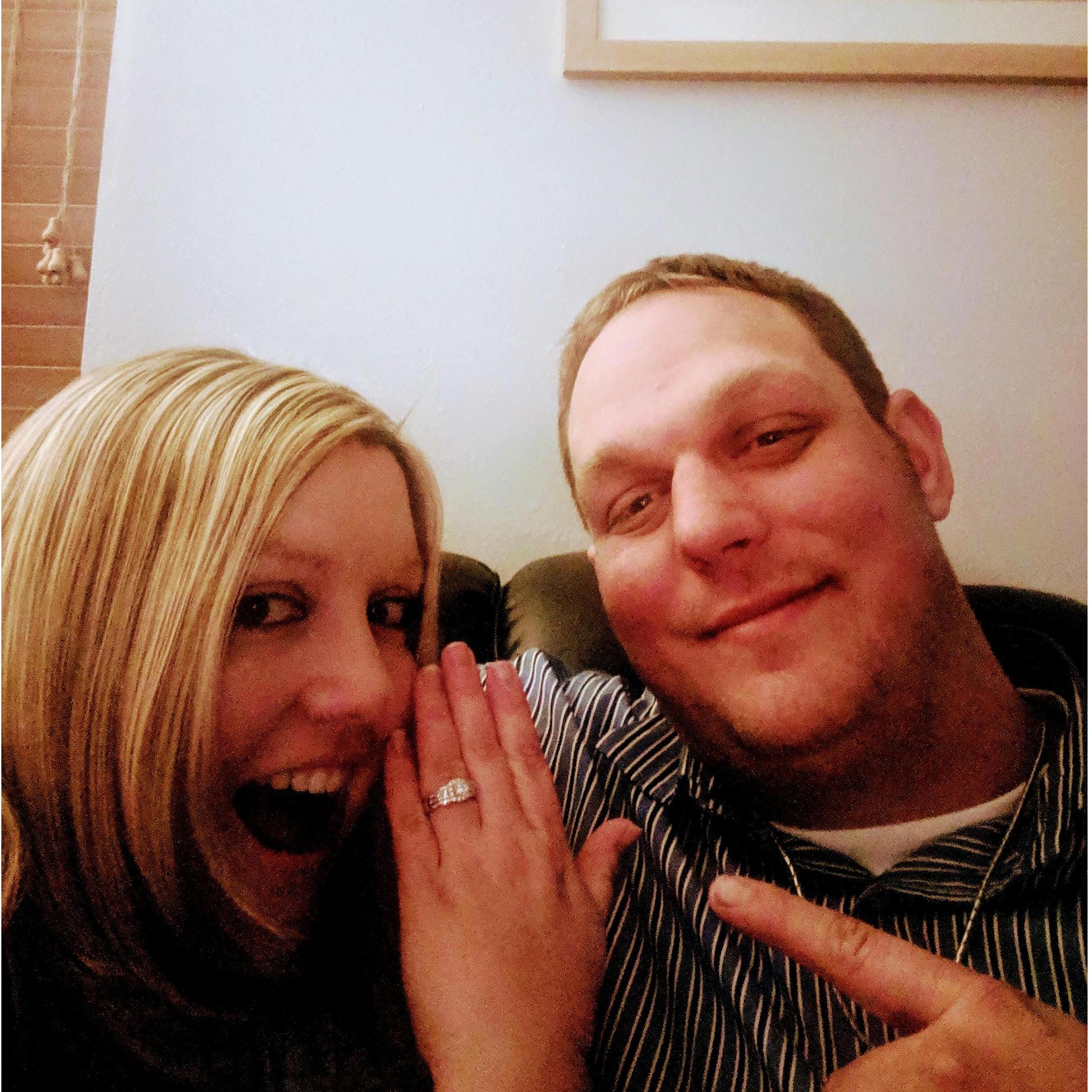 The night we got engaged!
12.31.18