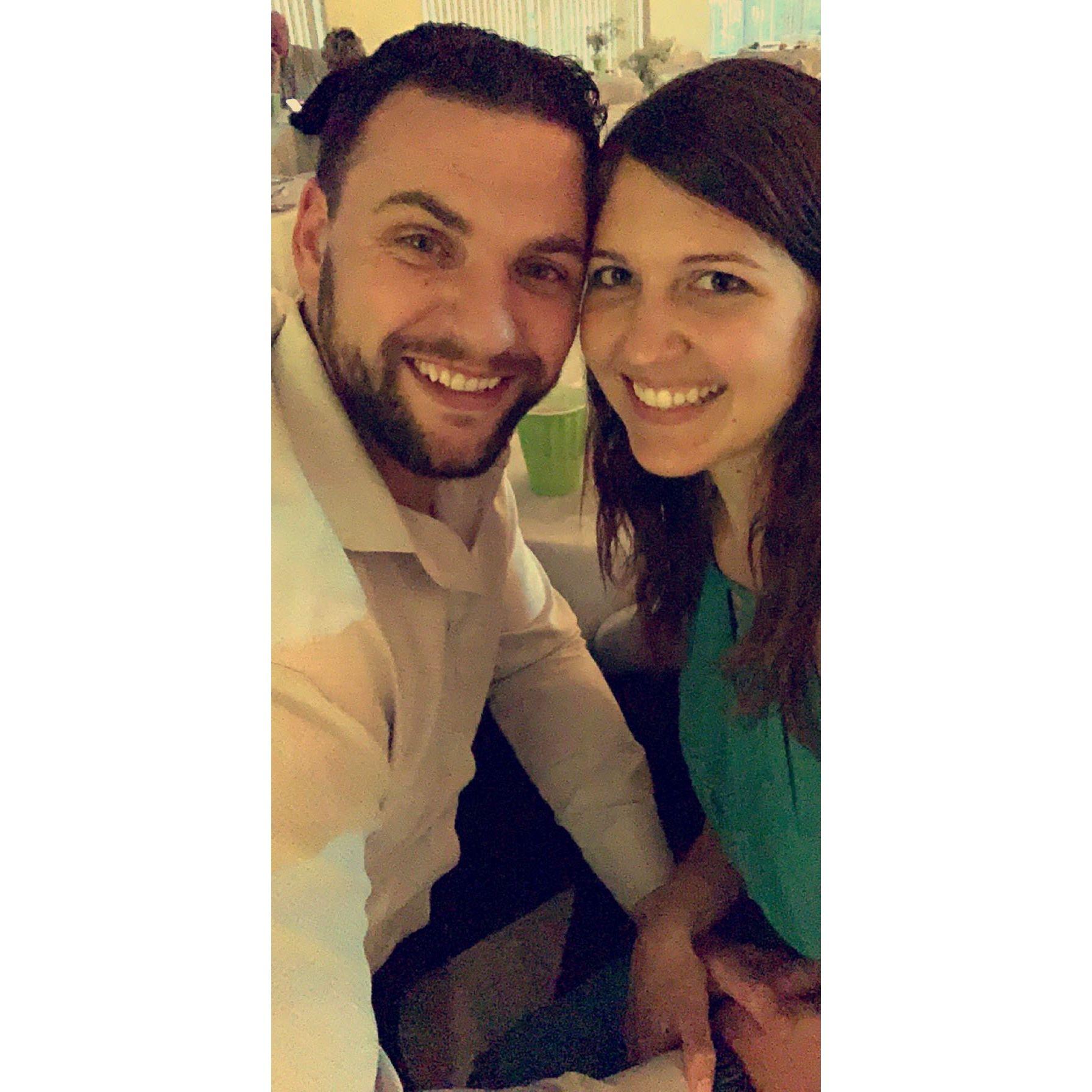 Our first wedding we attended together