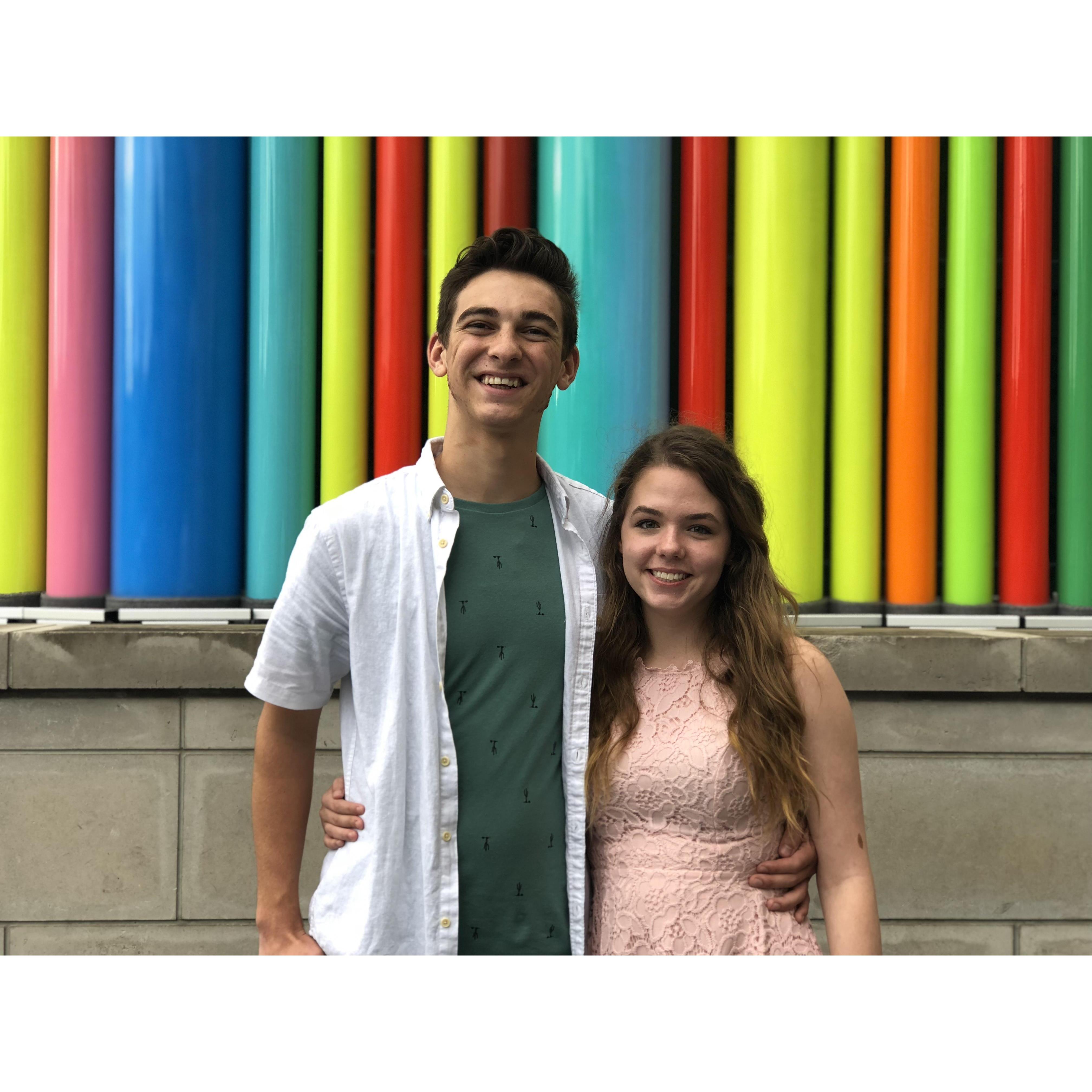 We went on a date to Dallas to explore the mall, visit an art museum, and eat at the best (and most expensive!) restaurant we have ever been to: Billy Can Can's, a fancy, saloon themed place downtown.
