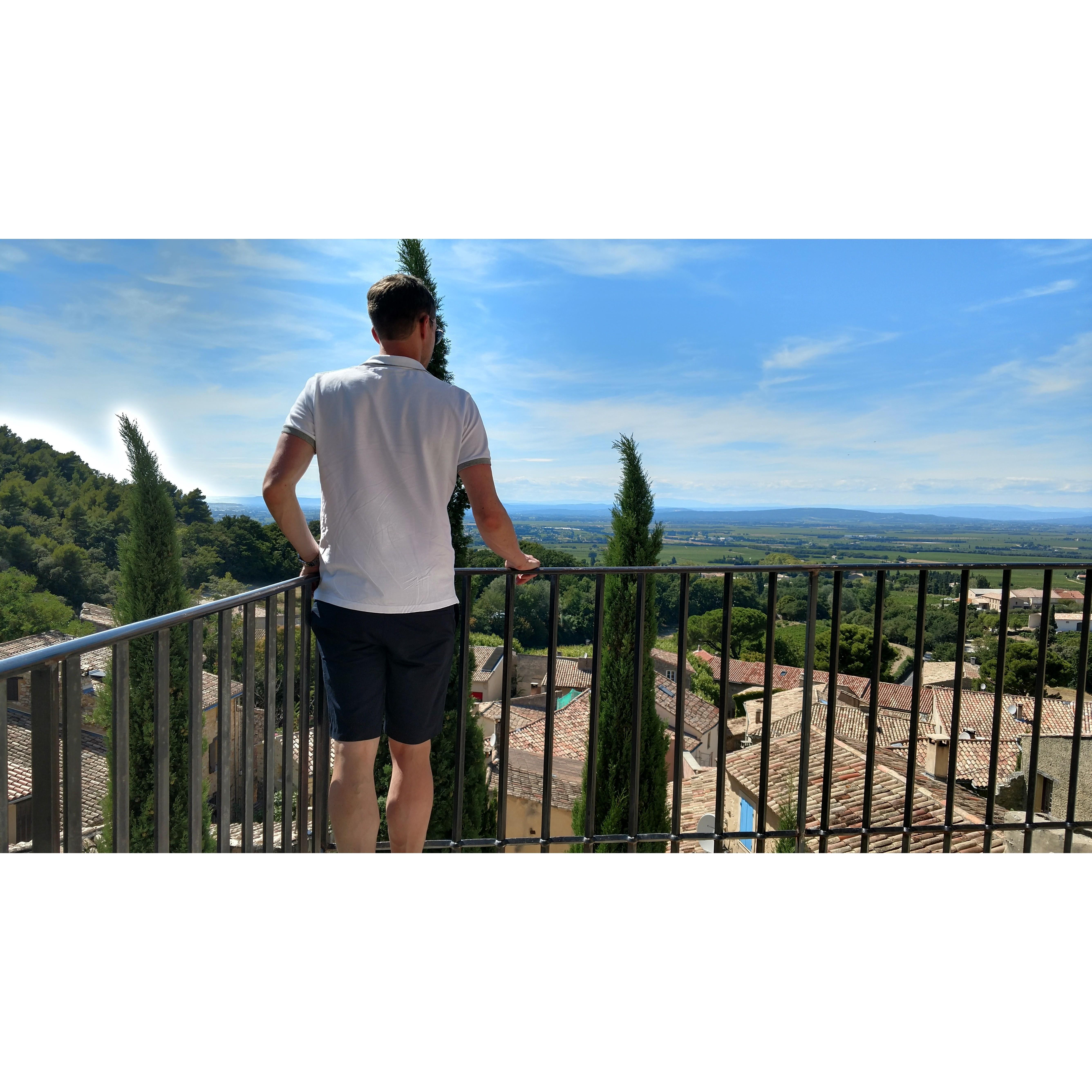 Derek in the south of France.