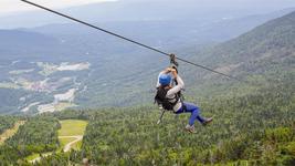 Zipline at Stowe Mountain Resort