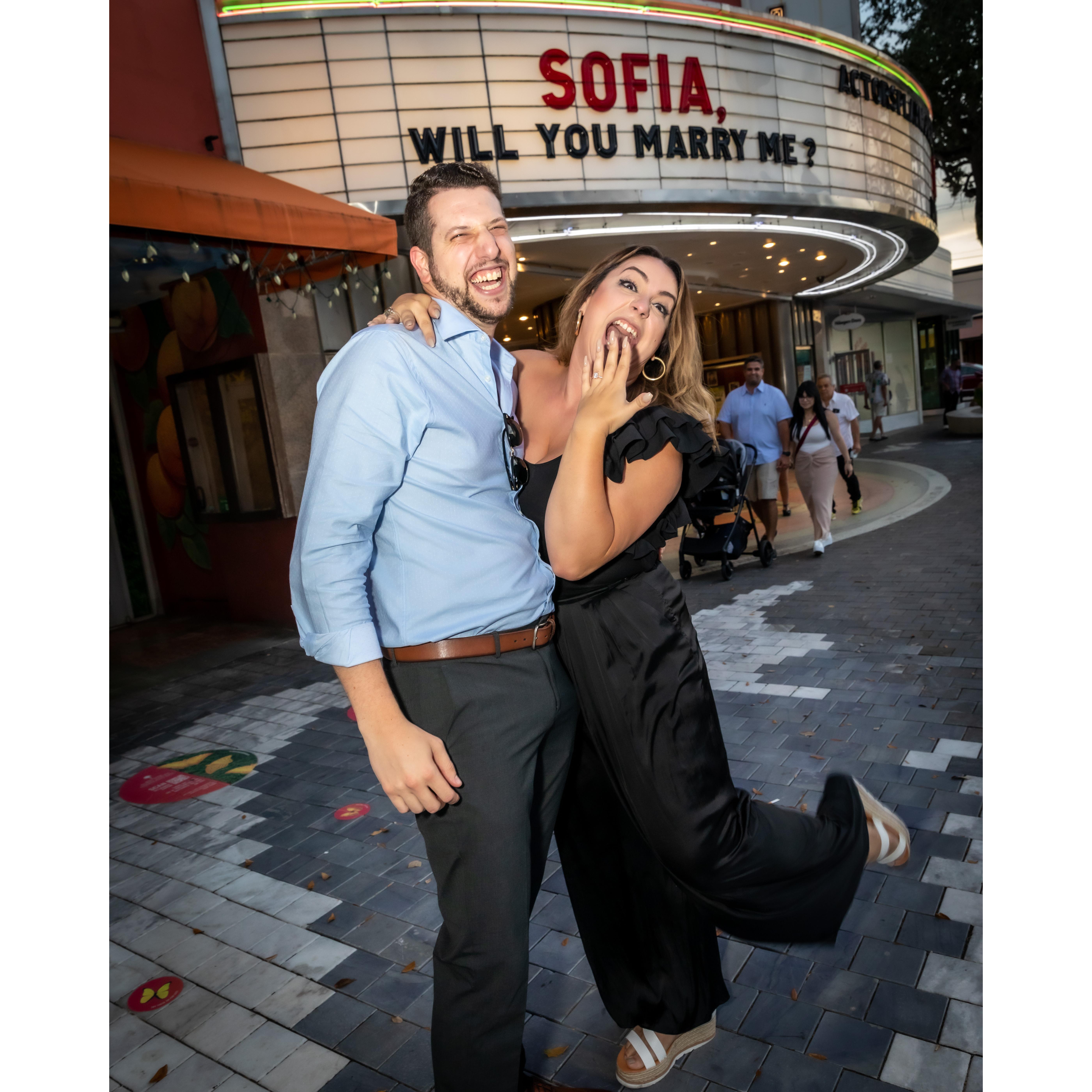 Sofia and Jeremy being you know....Themselves.