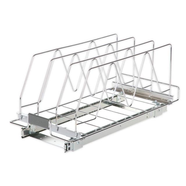 ORG™ Steel Sliding Cabinet Organizer in Chrome