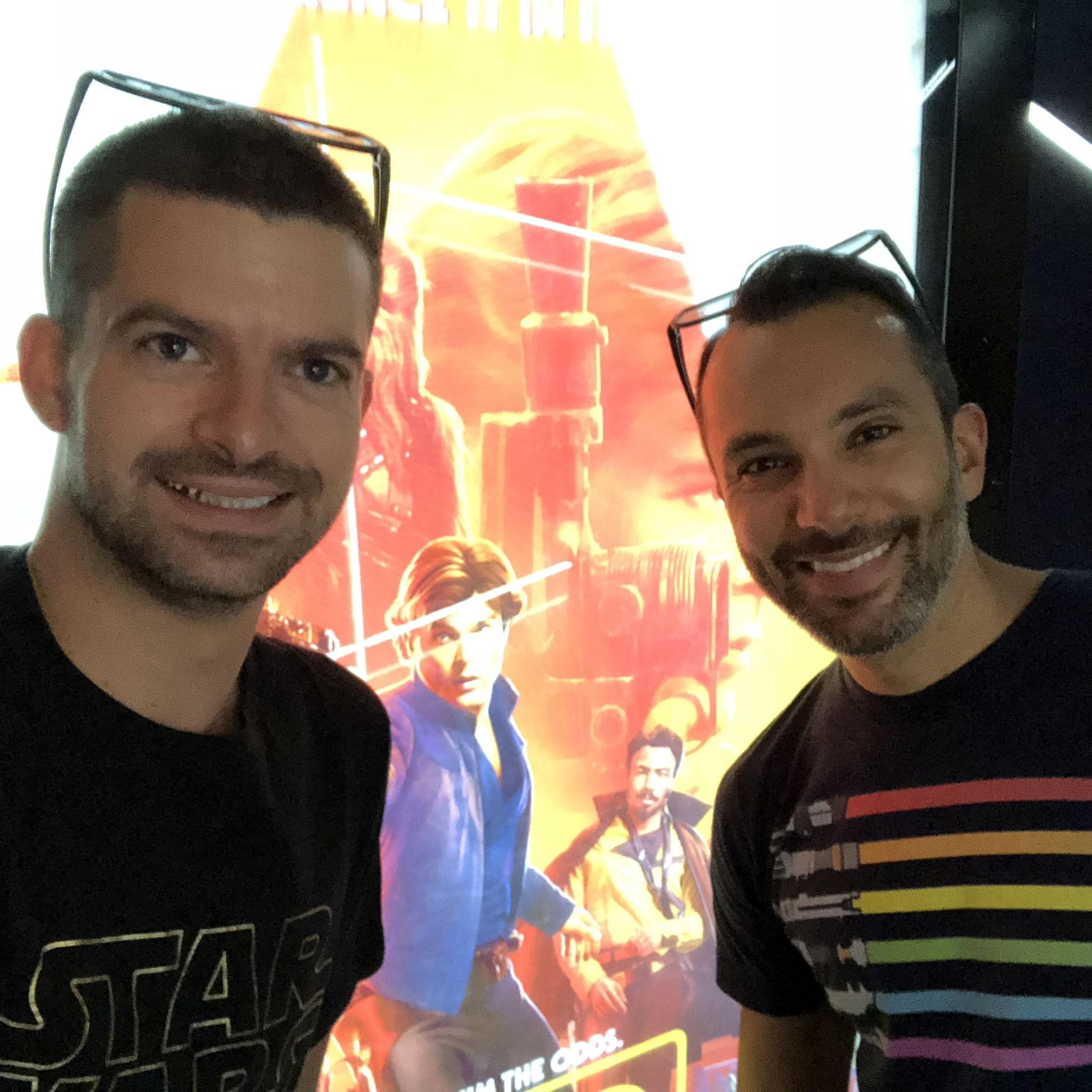 One of our first movie dates to see Solo in June 2018